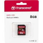 Transcend 8GB Premium UHS-I SDHC Memory Card for the Canon T6i