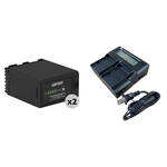 Watson 2 x BP-A60 Batteries with Dual-Charger Kit for the Canon EOS C70
