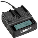 Watson Duo LCD Battery Charger for Canon LP-E17 Rechargeable Battery for the Canon T6i