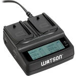 Watson Duo LCD Battery Charger for Sony NP-FW50 Rechargeable Battery for the Sony A7S