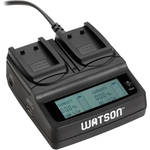 Watson Duo LCD Charger with 2 NB-13L Plates for the Canon G1 X III