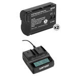 Watson Duo LCD Charger with Two EN-EL15c Lithium-Ion Batteries for the Nikon D810A