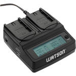 Watson Duo LCD Charger with Two NP-FZ100 Battery Plates for the Sony A7R V