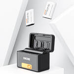 ZGCINE Charging Case for Sony NP-BX1 Battery with Two 1450mAh Batteries for the Sony RX100 VA