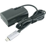 ZILR USB-C to Canon LP-E6 Dummy Battery Cable for the Canon R5