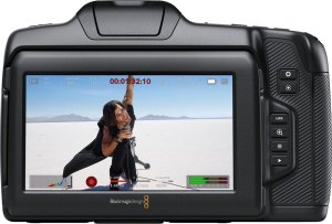 Blackmagic 6K G2 back view and LCD 