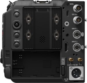 Canon EOS C400 back view and LCD 