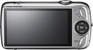 Canon SD980 IS back view and LCD 