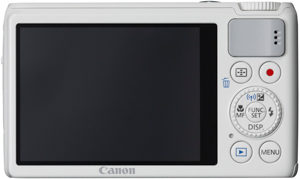 Canon S200 back view and LCD 
