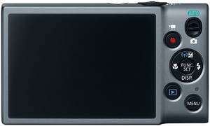 Canon ELPH 130 back view and LCD 