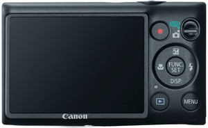 Canon ELPH 300 HS back view and LCD 