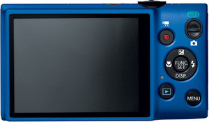 Canon Elph 115 IS back view and LCD 