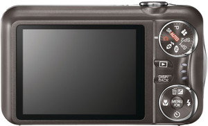 FujiFilm T200 back view and LCD 