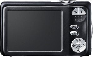 Fujifilm JX370 back view and LCD 