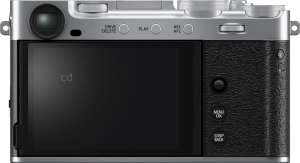 Fujifilm X-E5 back view and LCD 