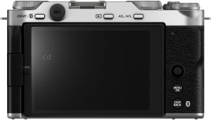 Fujifilm X-M5 back view and LCD 