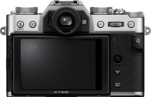 Fujifilm X-T30 III back view and LCD 