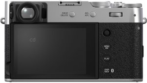 Fujifilm X100VI back view and LCD 