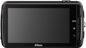 Nikon S810c back view and LCD 