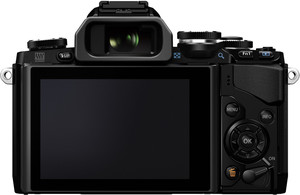 Olympus E-400 back view and LCD 