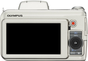 Olympus SP-800 UZ back view and LCD 