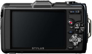 Olympus TG-2 iHS back view and LCD 
