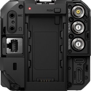 Panasonic AW-UB10 back view and LCD 