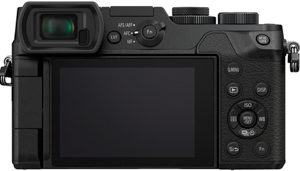 Panasonic GX8 back view and LCD 