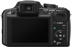 Panasonic FZ60 back view and LCD 