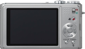 Panasonic ZR3 back view and LCD 
