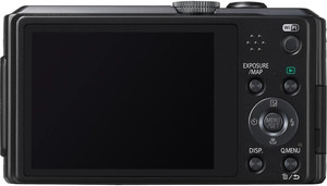 Panasonic ZS3 back view and LCD 