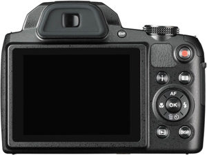 Pentax XG-1 back view and LCD 