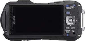 Pentax WG-1 back view and LCD 