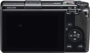 Ricoh GR IIIx back view and LCD 