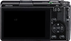 Ricoh GR IV back view and LCD 