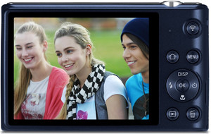 Samsung ST150F back view and LCD 