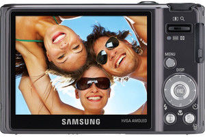 Samsung TL320 back view and LCD 
