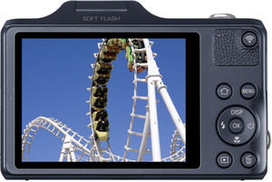 Samsung WB50F back view and LCD 