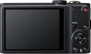 Samsung WB750 back view and LCD 