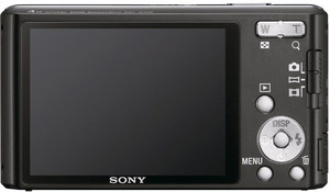 Sony W530 back view and LCD 