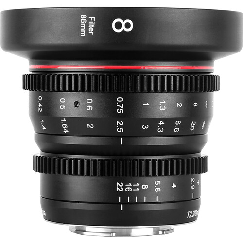Meike 8mm T2.9 Manual Focus Wide-Angle Cinema
