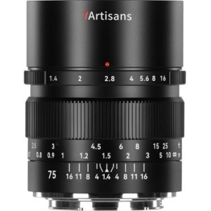 7Artisans 75mm f1.4 - Front View