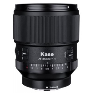 Kase 85mm F1.4 - Front View