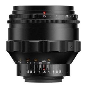 TTArtisan 75mm F1.5 SB - Front View