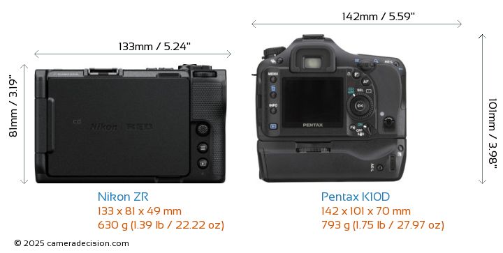 Nikon ZR Vs Pentax K10D Detailed Comparison nikon-zr-vs-pentax-k10d-detailed-comparison