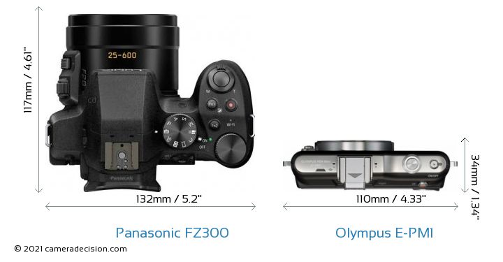 Panasonic FZ300 vs Olympus E-PM1 Detailed Comparison